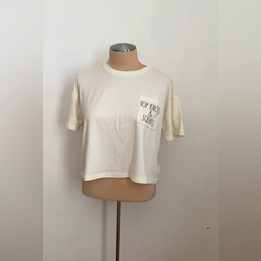 Beige Crop Top